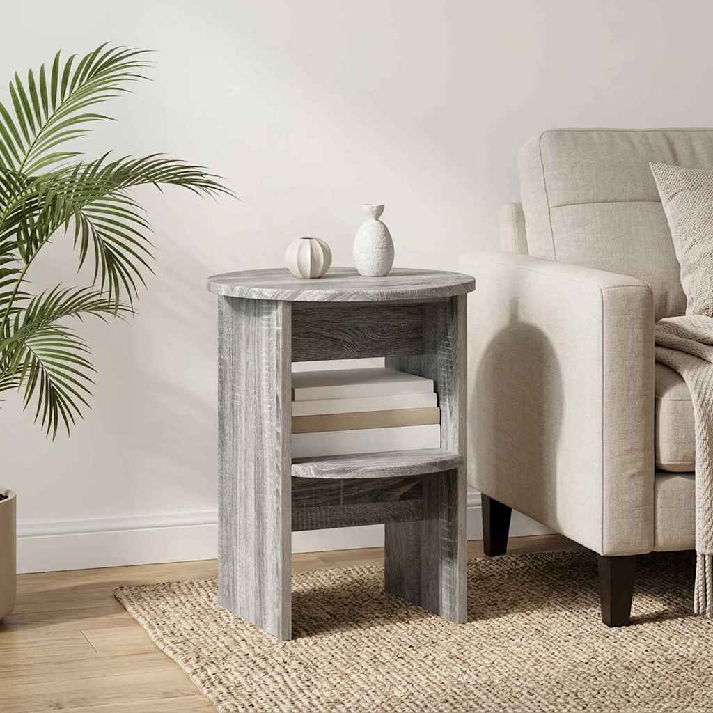 Seitenschrank Graues Sonoma Ø40 x 50 cm Holzwerkstoff