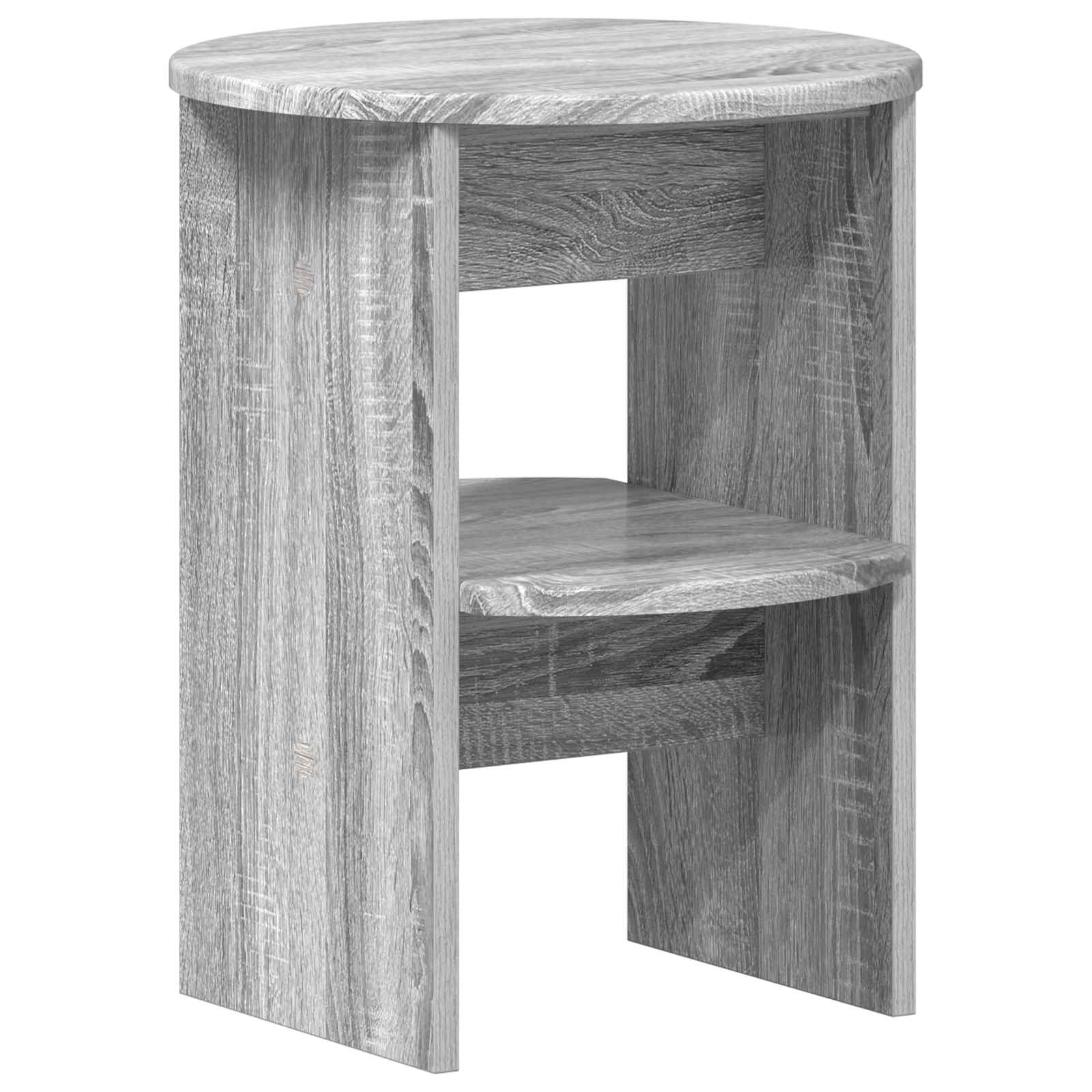 Seitenschrank 2 pcs Graues Sonoma Ø40 x 50 cm Holzwerkstoff