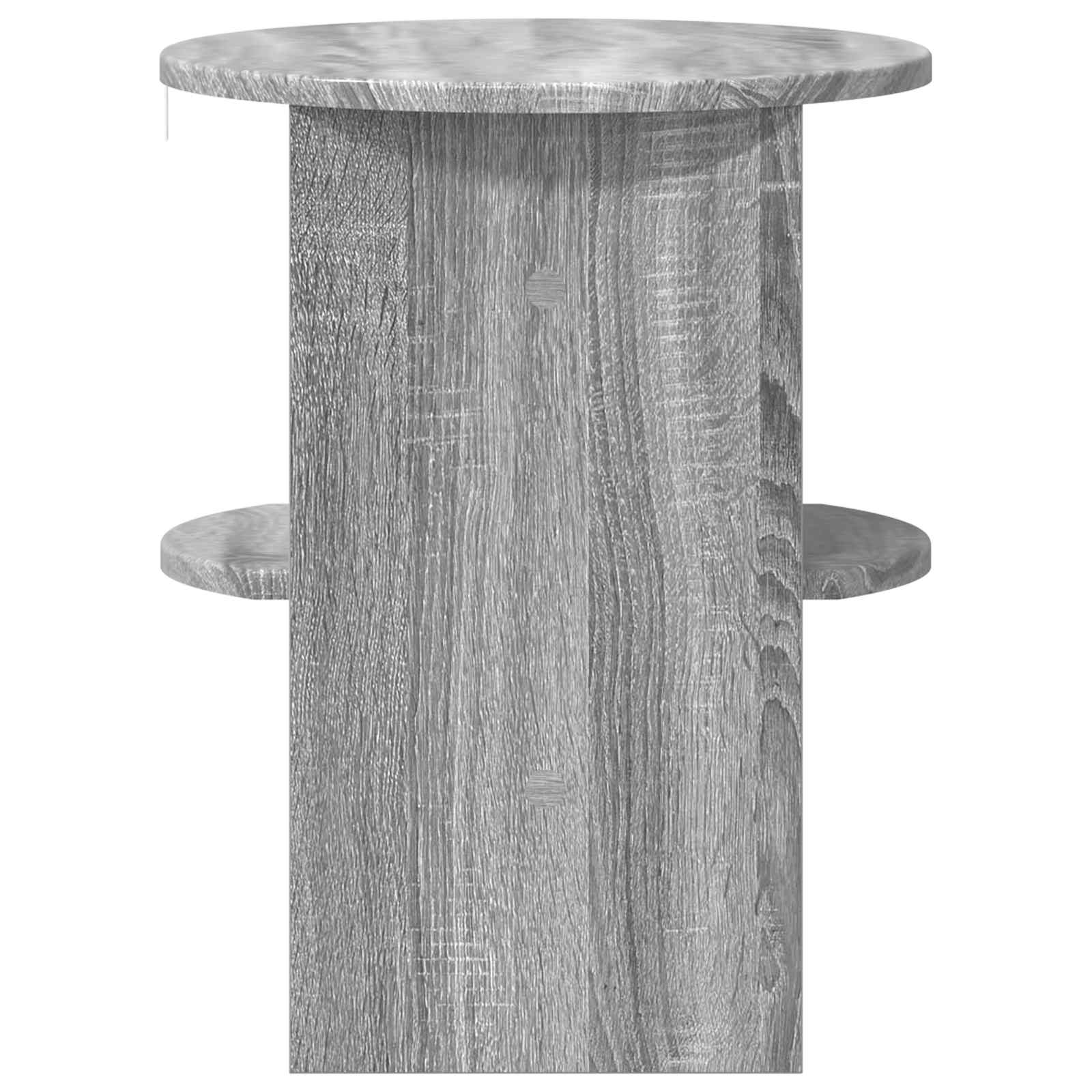 Seitenschrank 2 pcs Graues Sonoma Ø40 x 50 cm Holzwerkstoff