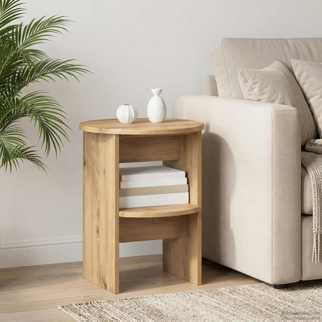Seitenschrank Artisan-Eiche Ø40 x 50 cm Holzwerkstoff