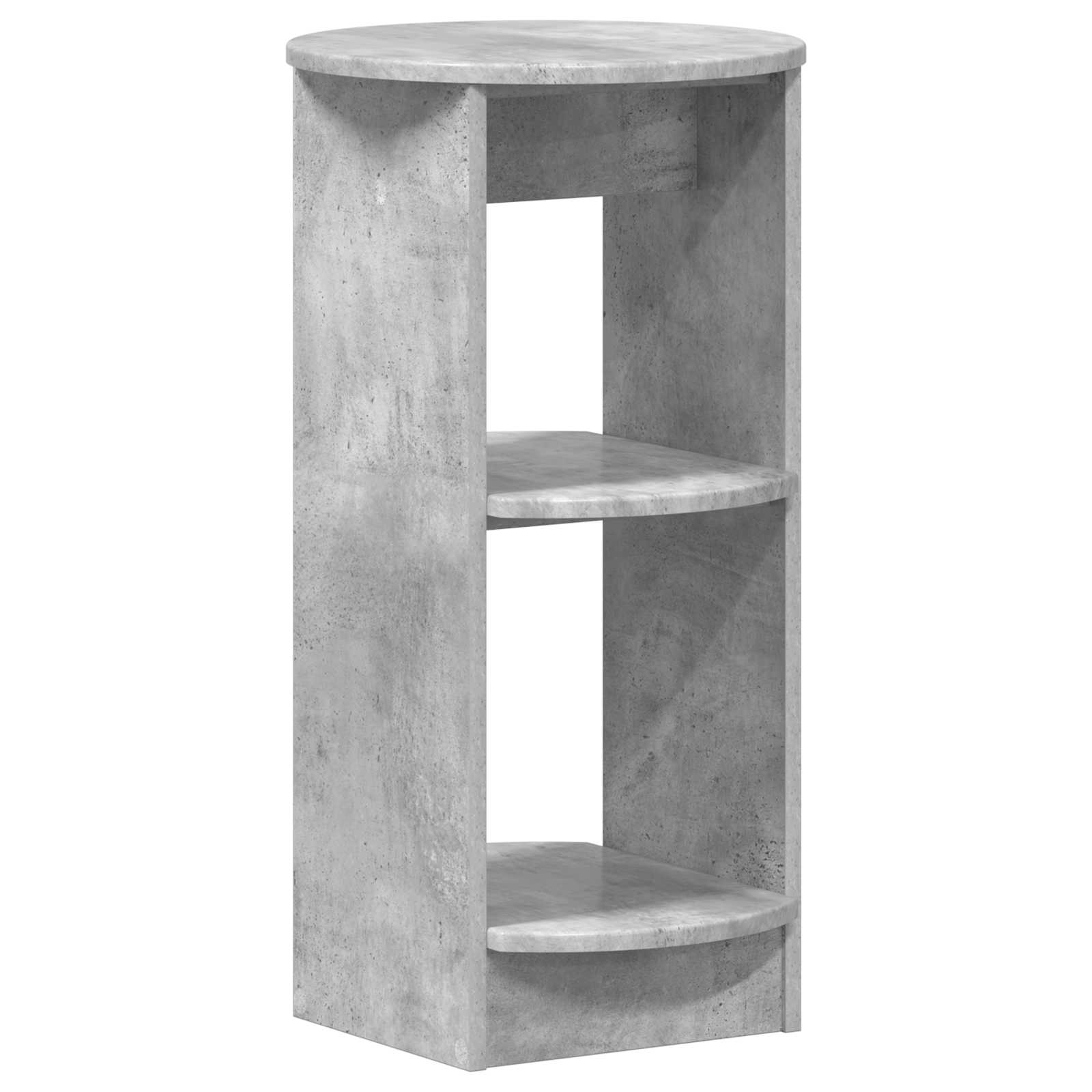 Seitenschrank Betongrau Holzwerkstoff