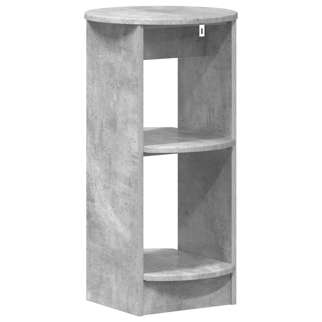 Seitenschrank Betongrau Holzwerkstoff