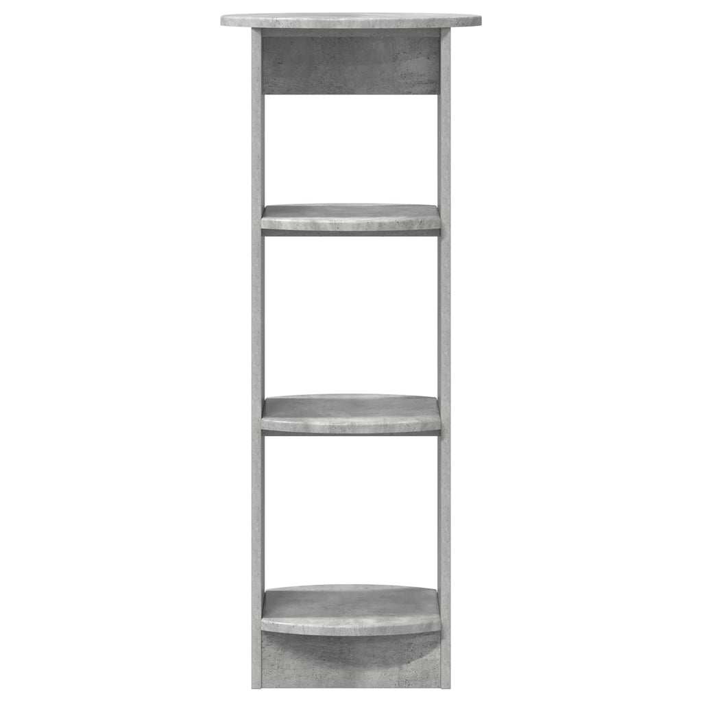 Seitenschrank Betongrau 40 x 40 x 100 cm Holzwerkstoff