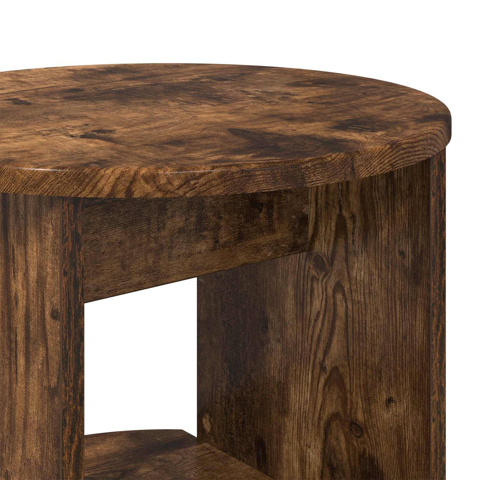 Seitenschrank Geräucherte Eiche 40 x 40 x 100 cm Holzwerkstoff