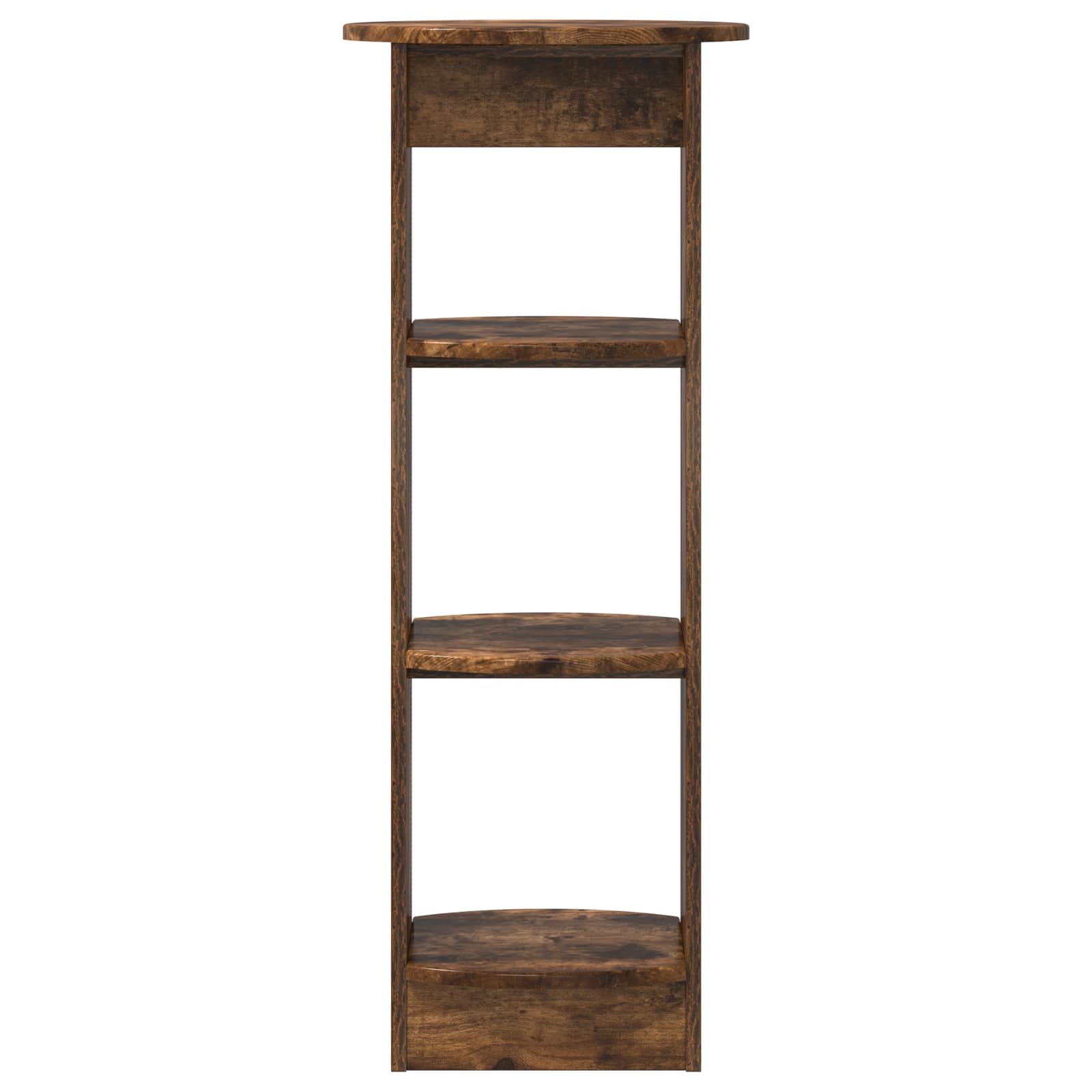 Seitenschrank Geräucherte Eiche 40 x 40 x 100 cm Holzwerkstoff