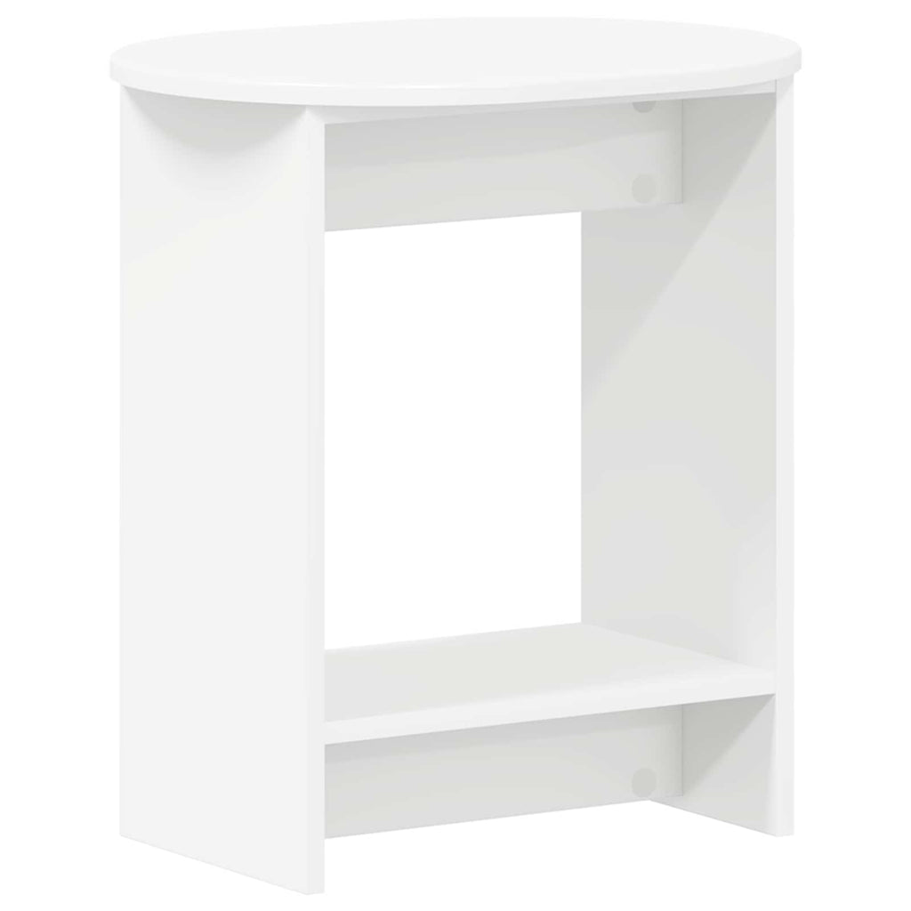 Beistelltisch Weiß 50 x 39,5 x 55 cm Holzwerkstoff