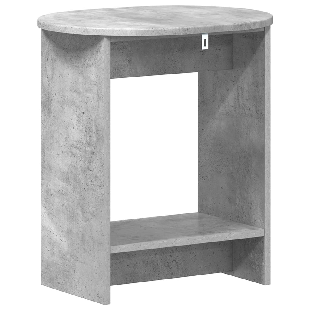 Beistelltisch Betongrau 50 x 39,5 x 55 cm Holzwerkstoff