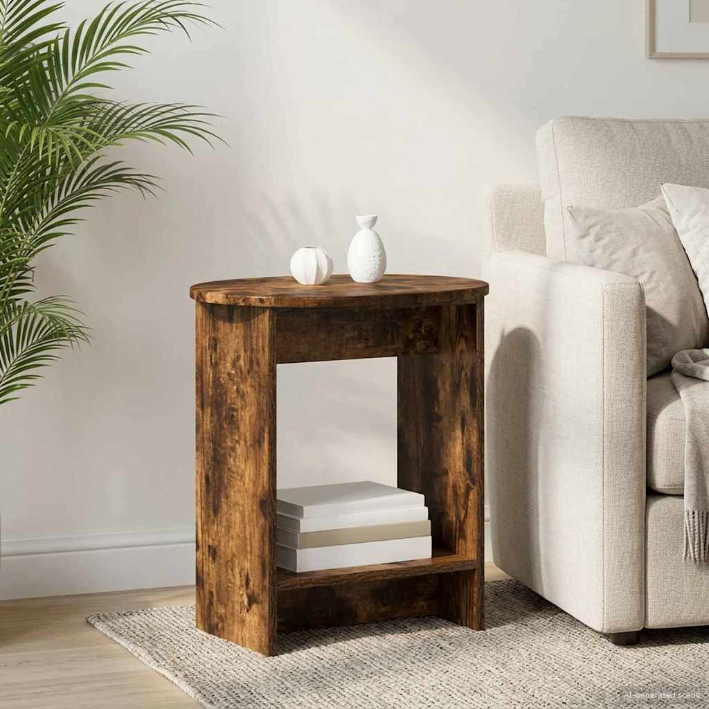 Beistelltisch Geräucherte Eiche 50 x 39,5 x 55 cm Holzwerkstoff