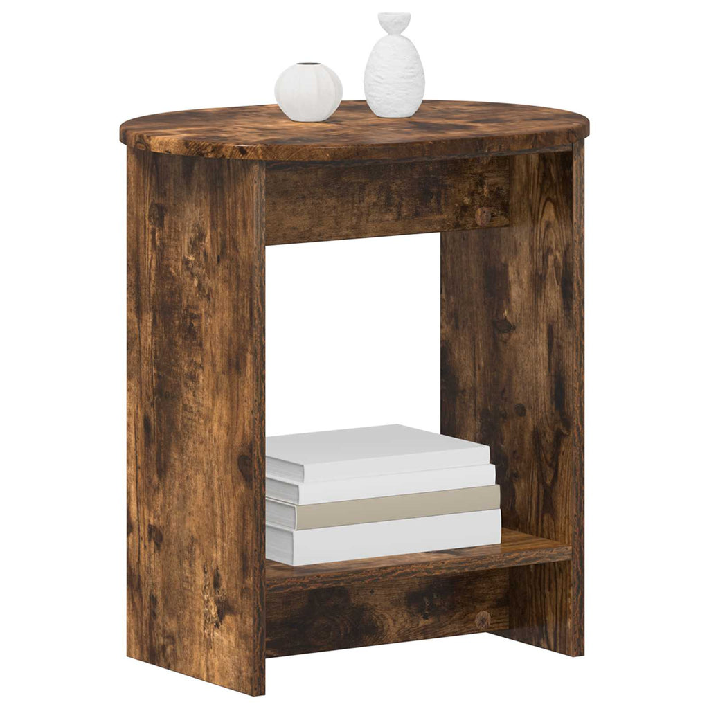 Beistelltisch Geräucherte Eiche 50 x 39,5 x 55 cm Holzwerkstoff