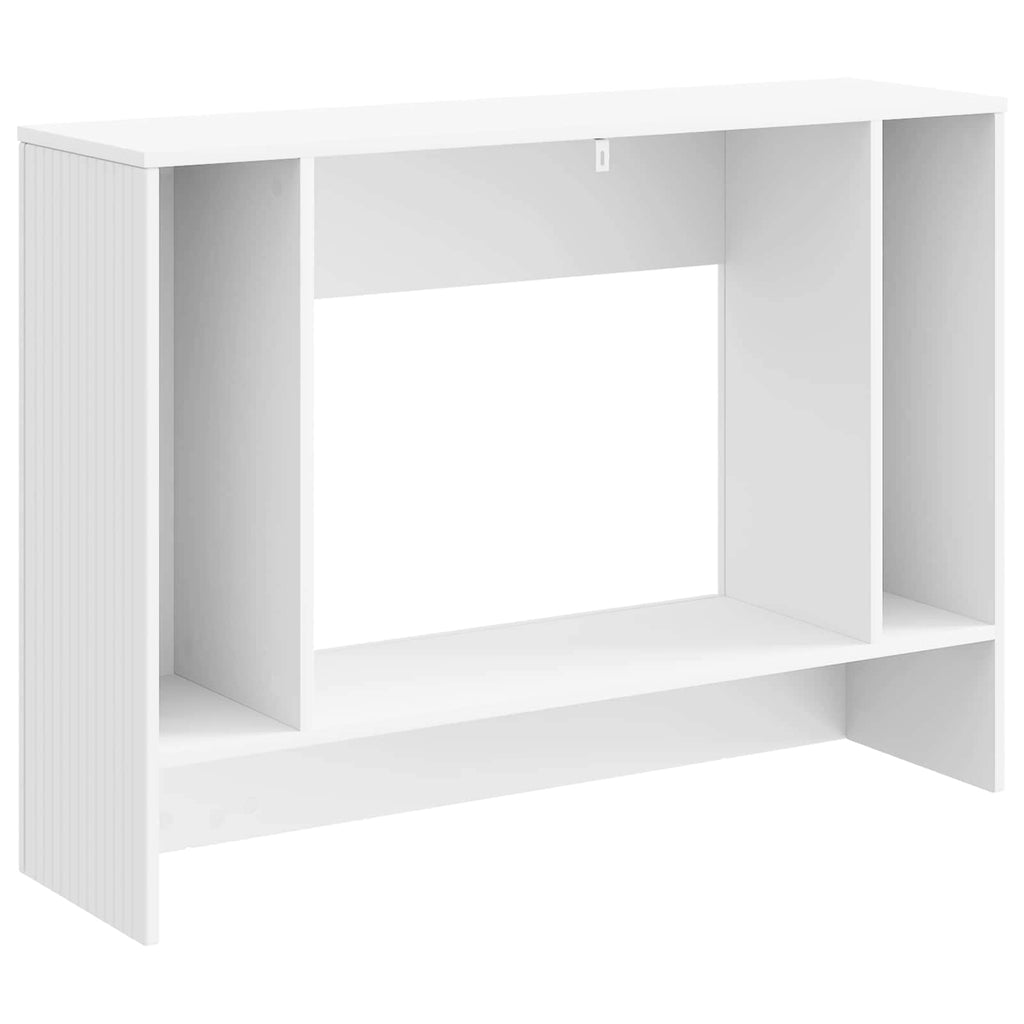 Konsolentisch Gestreift Weiß 101 x 29 x 74 cm Holzwerkstoff