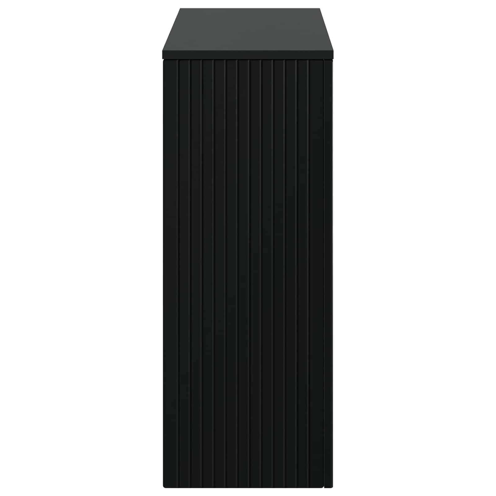 Konsolentisch Gestreift Schwarz 101 x 29 x 74 cm Holzwerkstoff