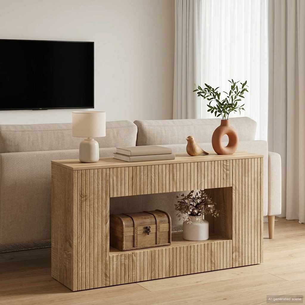 Konsolentisch Sonoma-Eiche 101 x 29 x 74 cm Holzwerkstoff