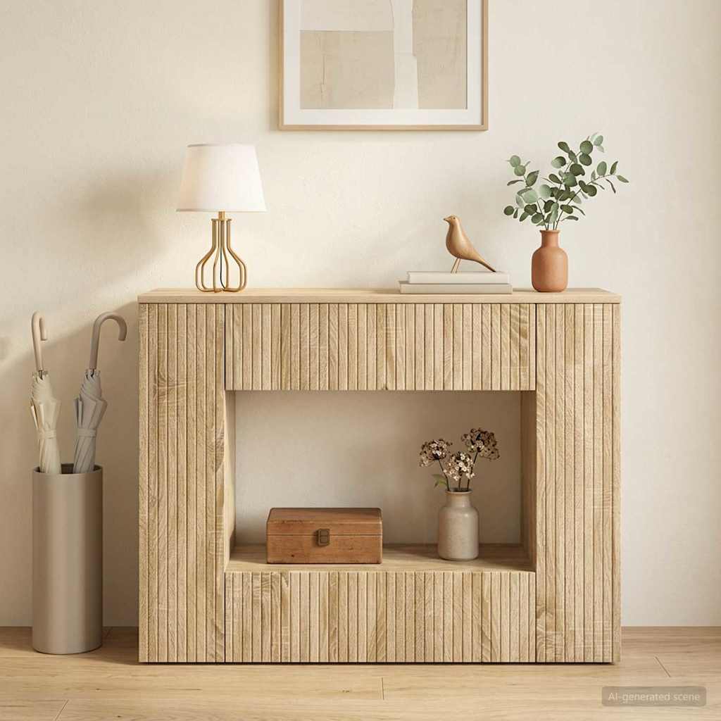 Konsolentisch Sonoma-Eiche 101 x 29 x 74 cm Holzwerkstoff