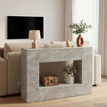 Konsolentisch Betongrau 101 x 29 x 74 cm Holzwerkstoff