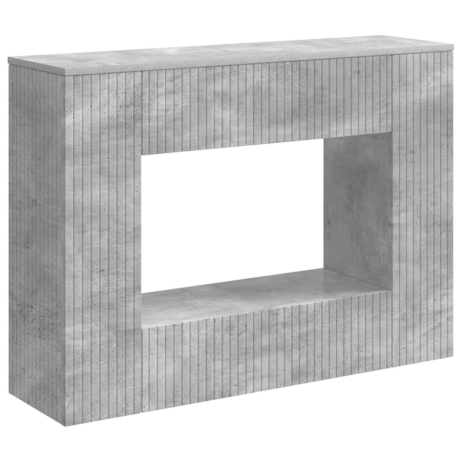 Konsolentisch Betongrau 101 x 29 x 74 cm Holzwerkstoff