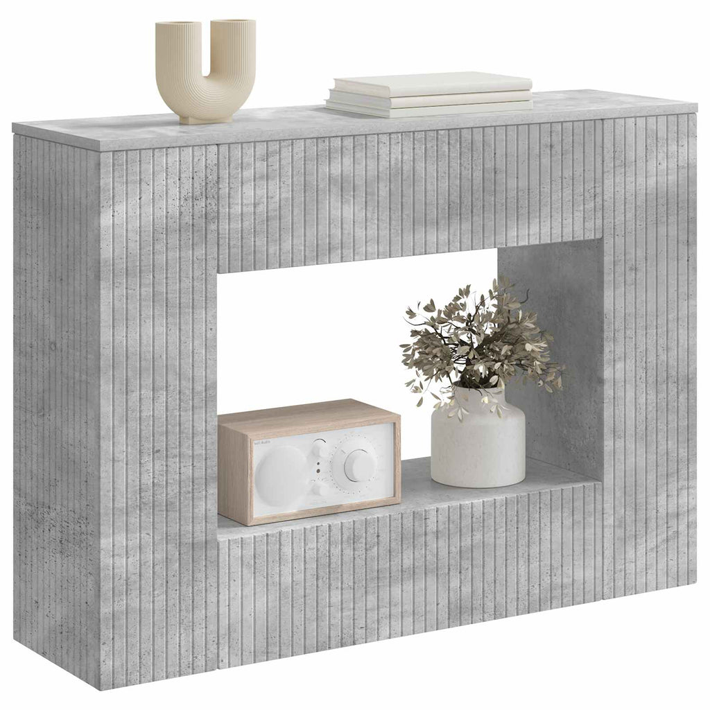 Konsolentisch Betongrau 101 x 29 x 74 cm Holzwerkstoff