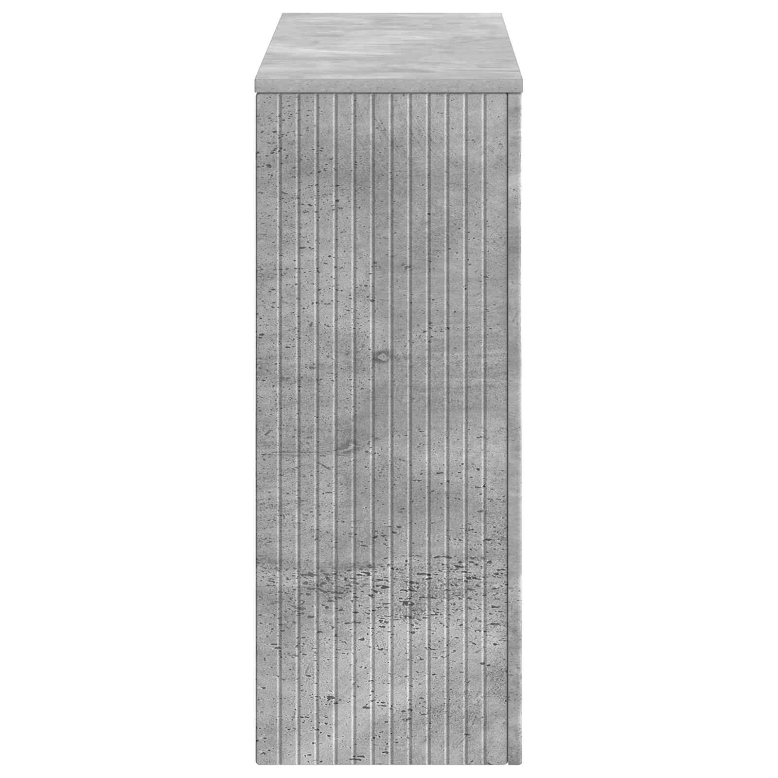 Konsolentisch Betongrau 101 x 29 x 74 cm Holzwerkstoff