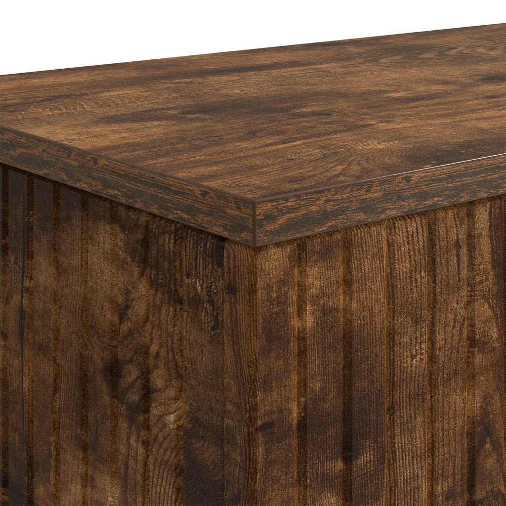 Konsolentisch Geräucherte Eiche 101 x 29 x 74 cm Holzwerkstoff