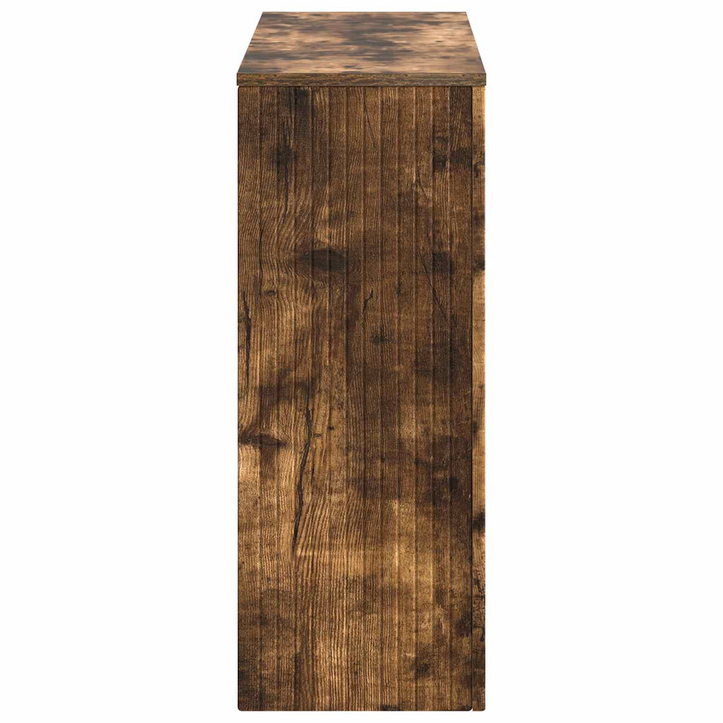 Konsolentisch Geräucherte Eiche 101 x 29 x 74 cm Holzwerkstoff