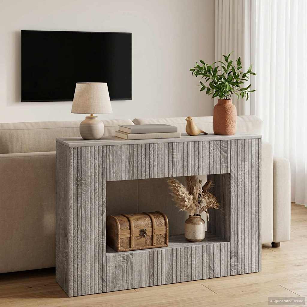 Konsolentisch Graues Sonoma 101 x 29 x 74 cm Holzwerkstoff