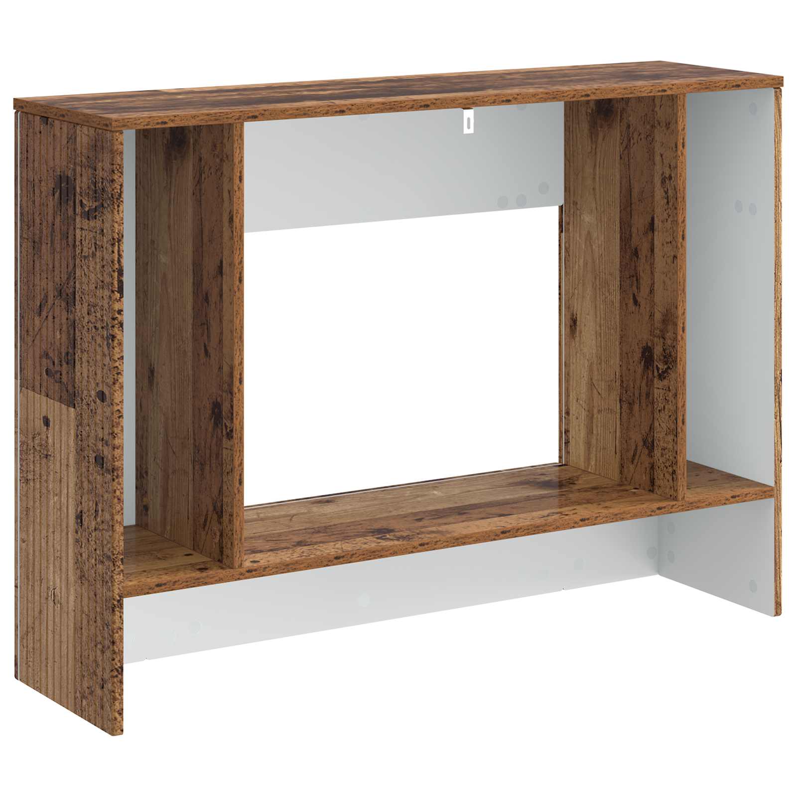 Konsolentisch Gestreift Altholz 101 x 29 x 74 cm Holzwerkstoff