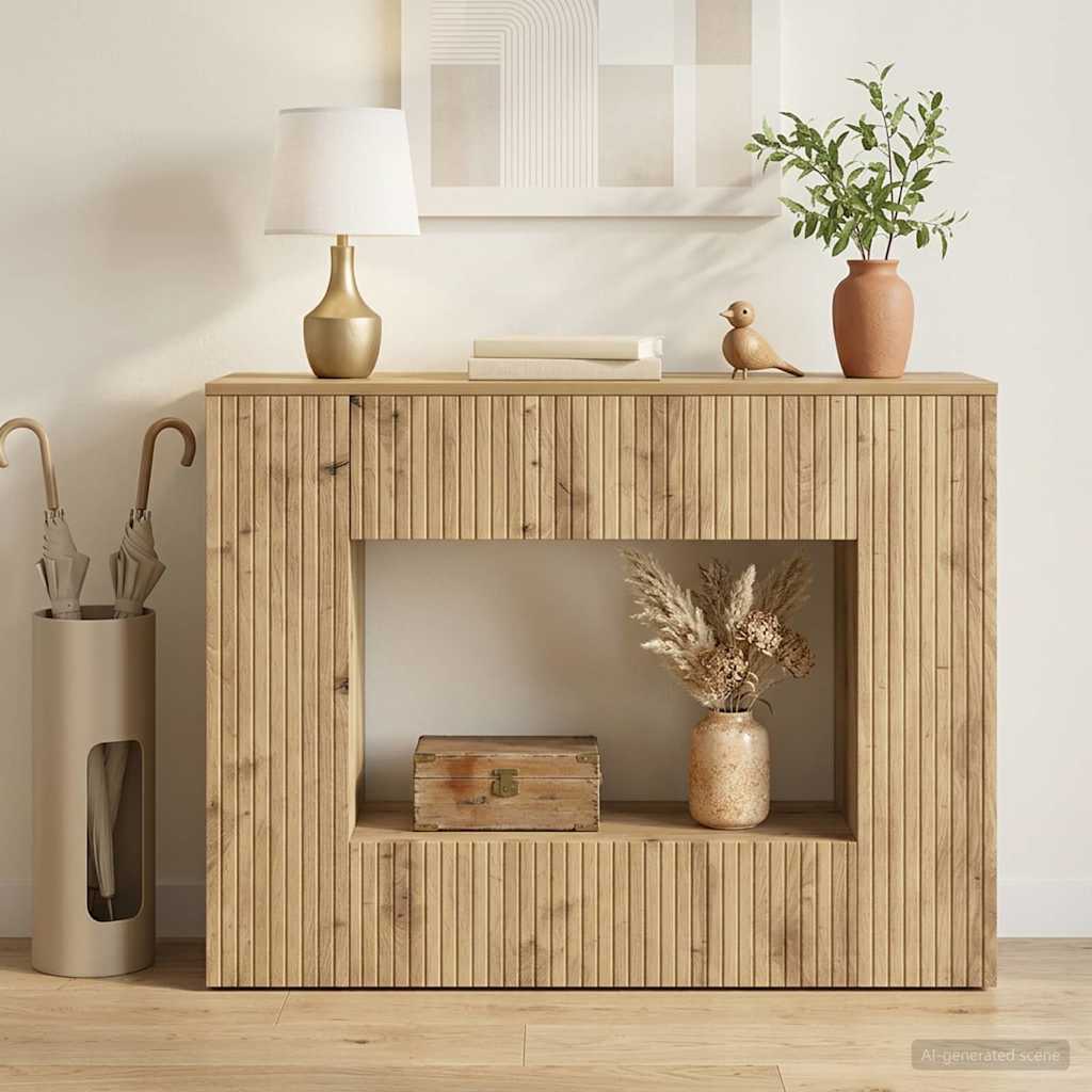 Konsolentisch Artisan-Eiche 101 x 29 x 74 cm Holzwerkstoff