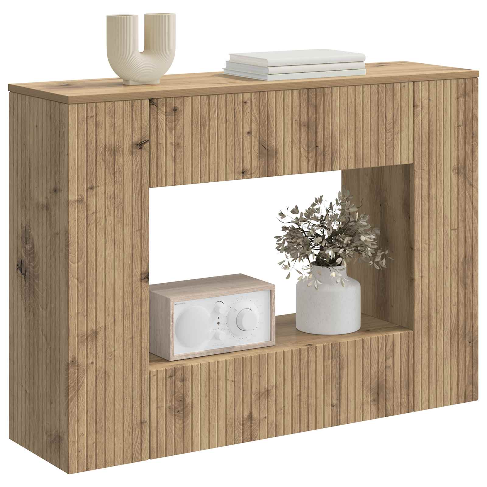 Konsolentisch Artisan-Eiche 101 x 29 x 74 cm Holzwerkstoff