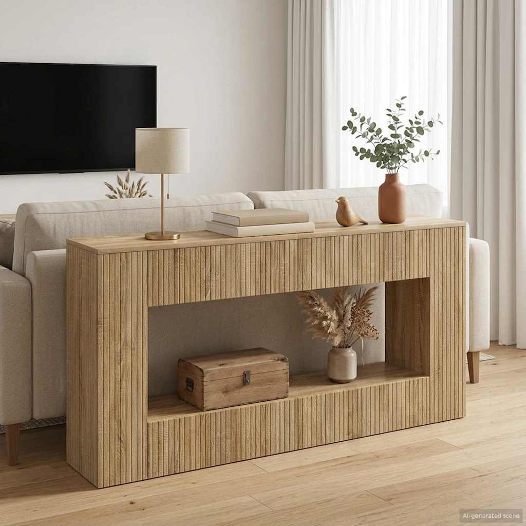 Konsolentisch Sonoma-Eiche 155 x 29 x 74 cm Holzwerkstoff