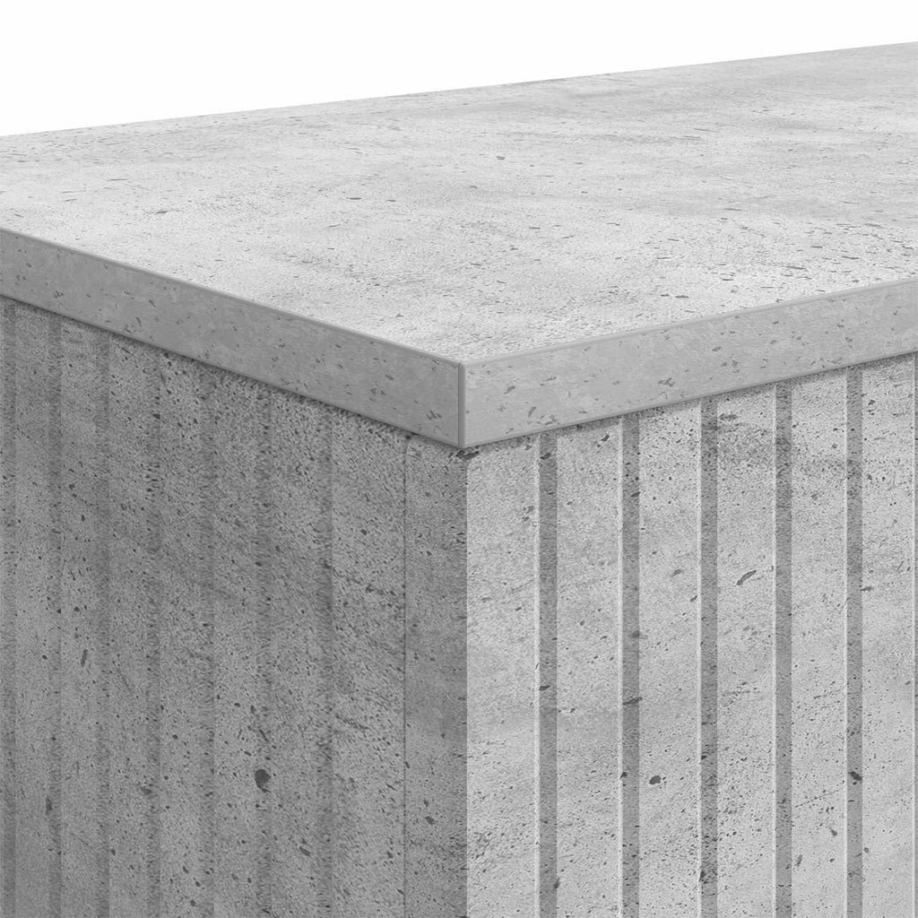 Konsolentisch Betongrau 155 x 29 x 74 cm Holzwerkstoff