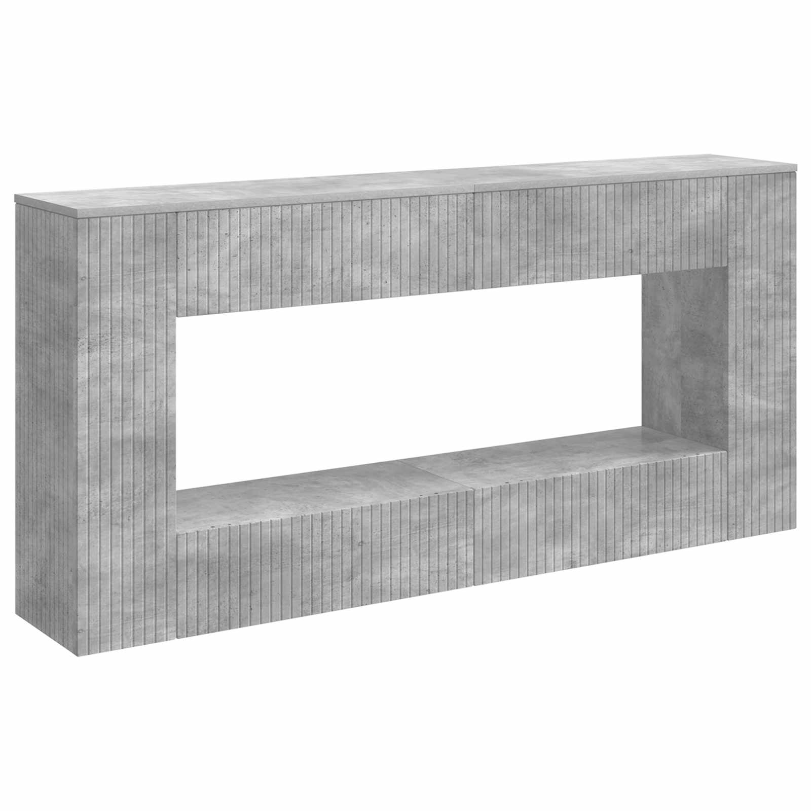 Konsolentisch Betongrau 155 x 29 x 74 cm Holzwerkstoff
