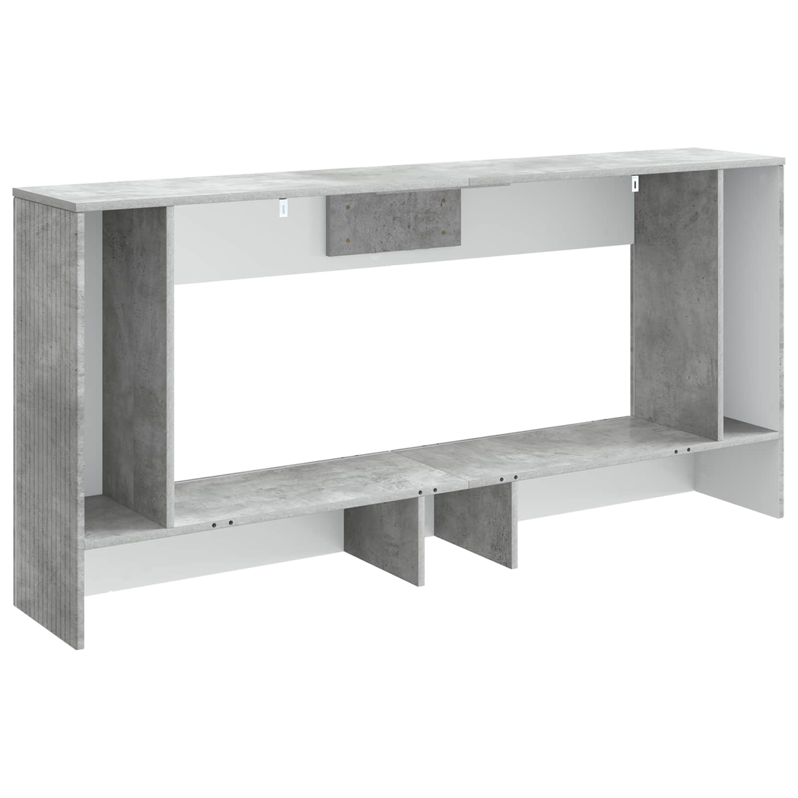 Konsolentisch Betongrau 155 x 29 x 74 cm Holzwerkstoff