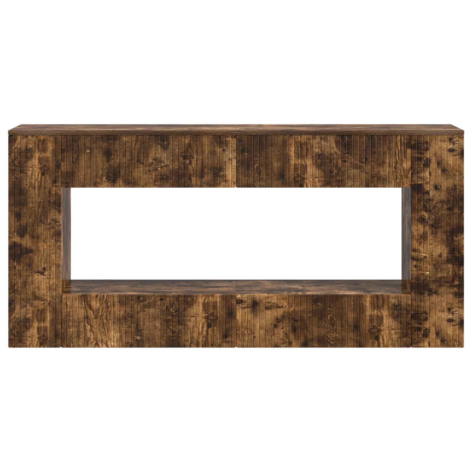 Konsolentisch Geräucherte Eiche 155 x 29 x 74 cm Holzwerkstoff