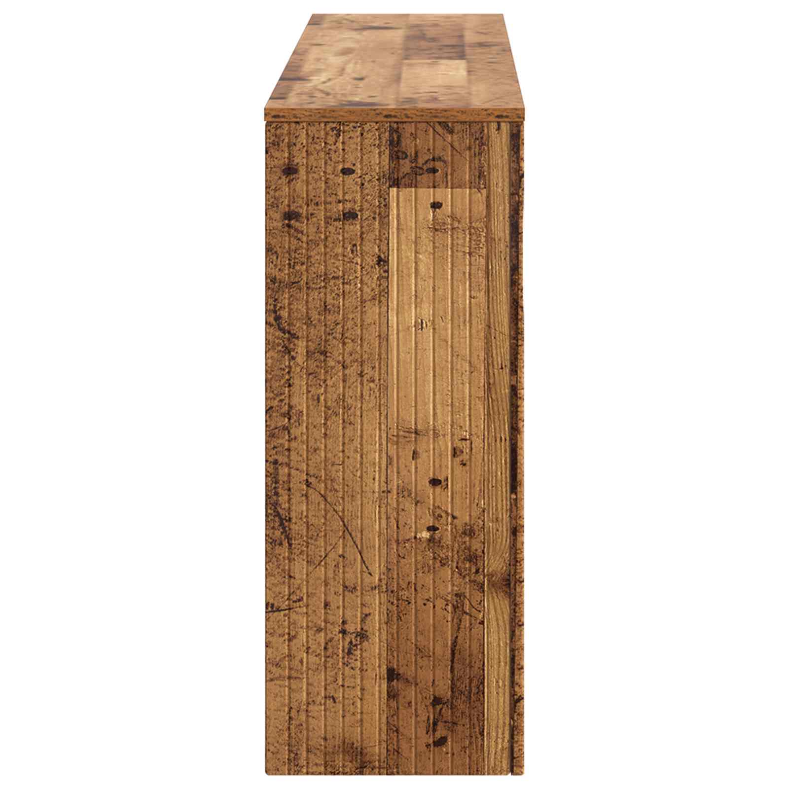 Konsolentisch Gestreift Altholz 155 x 29 x 74 cm Holzwerkstoff
