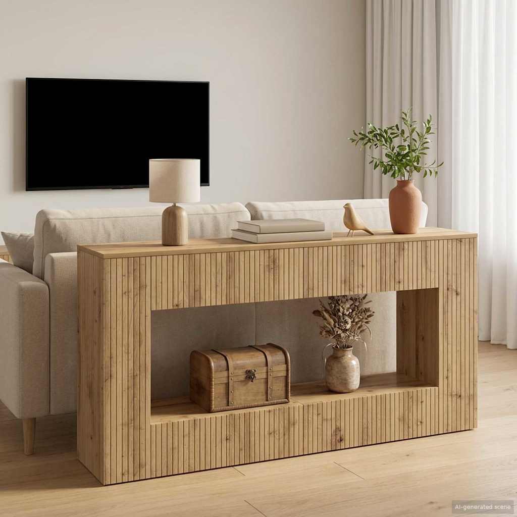 Konsolentisch Artisan-Eiche 155 x 29 x 74 cm Holzwerkstoff