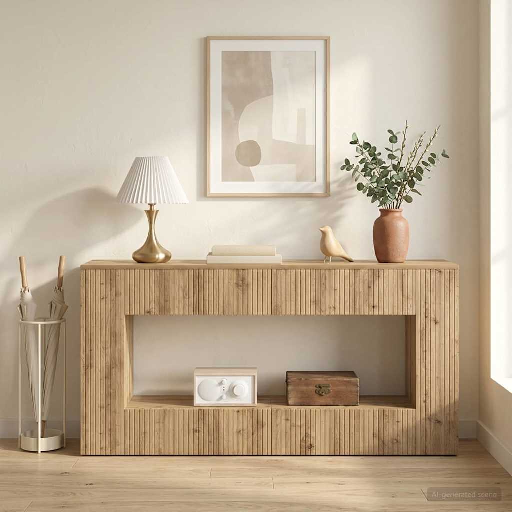 Konsolentisch Artisan-Eiche 155 x 29 x 74 cm Holzwerkstoff