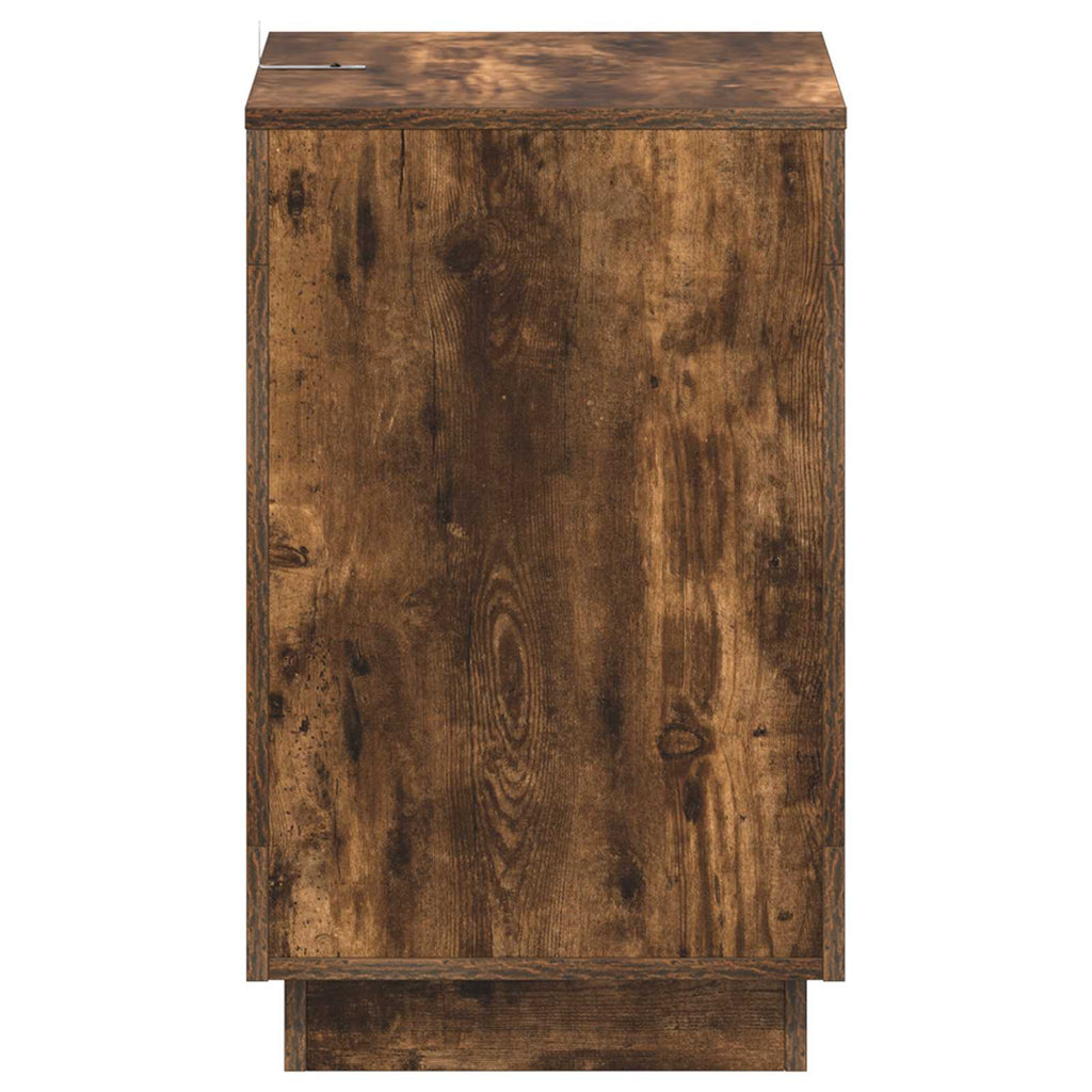 Beistelltisch Geräucherte Eiche 60 x 40 x 65 cm Holzwerkstoff