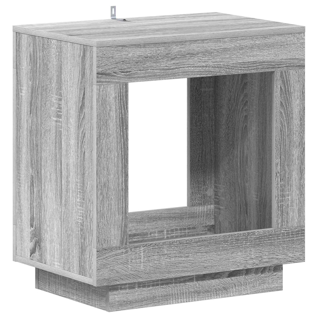 Beistelltisch Graues Sonoma 60 x 40 x 65 cm Holzwerkstoff