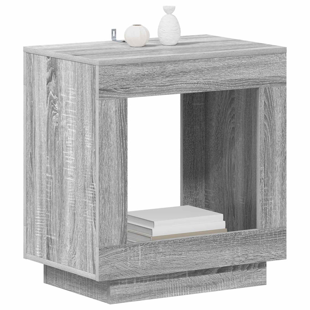 Beistelltisch Graues Sonoma 60 x 40 x 65 cm Holzwerkstoff