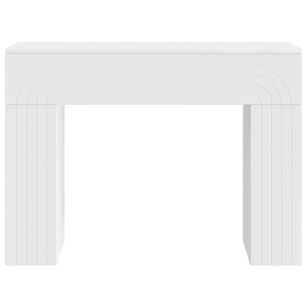 Couchtisch Weiß 102 x 35 x 75 cm Holzwerkstoff