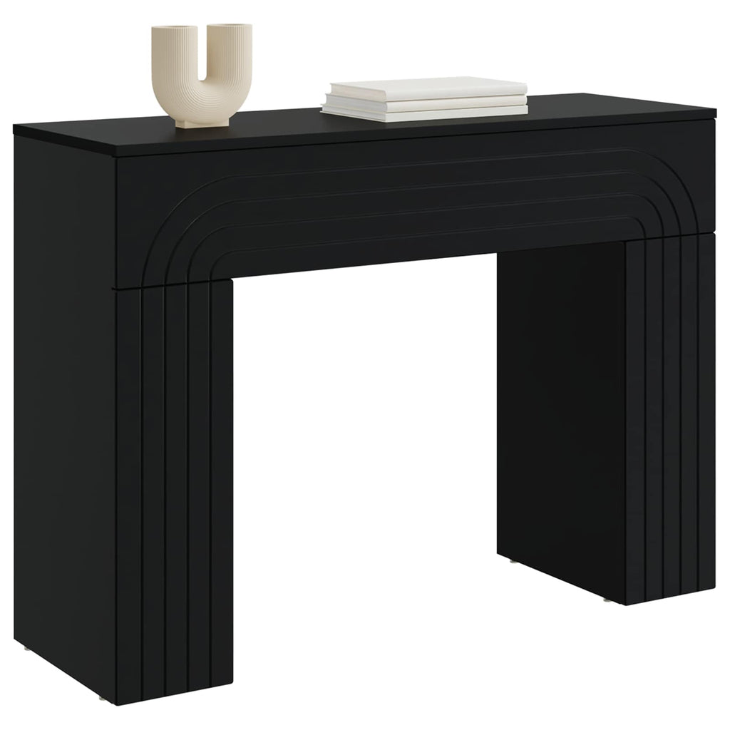 Couchtisch Schwarz 102 x 35 x 75 cm Holzwerkstoff