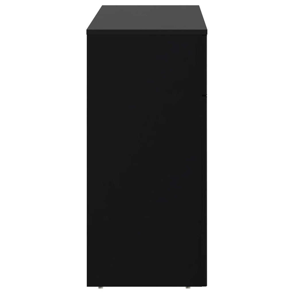 Couchtisch Schwarz 102 x 35 x 75 cm Holzwerkstoff