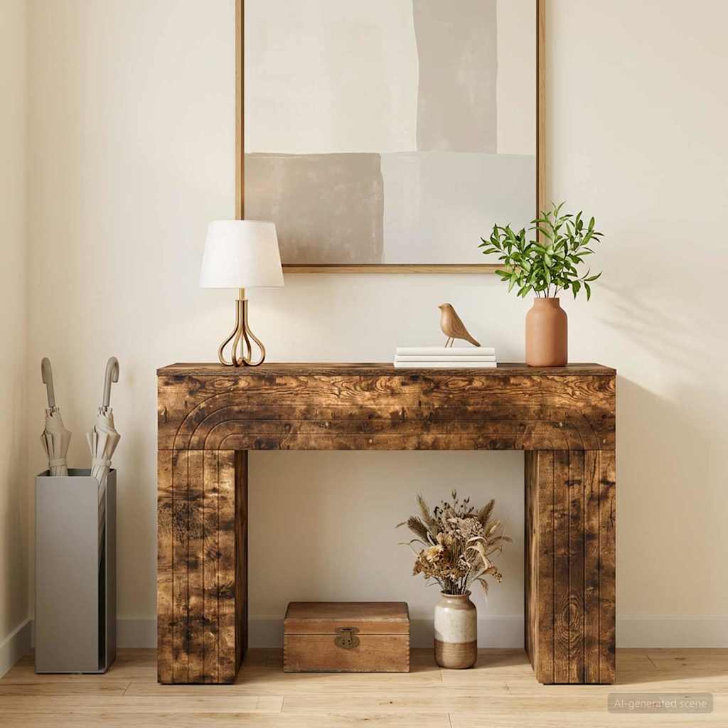 Couchtisch Geräucherte Eiche 102 x 35 x 75 cm Holzwerkstoff