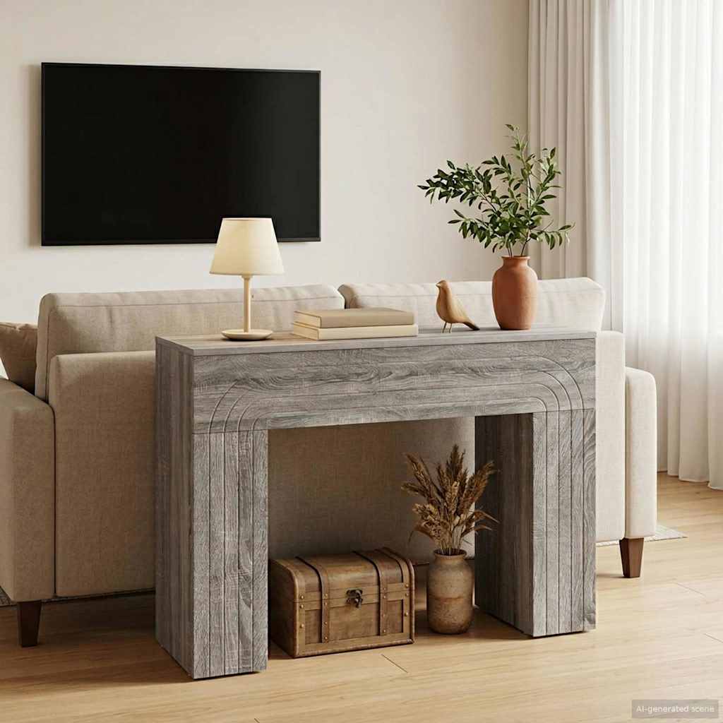 Couchtisch Graues Sonoma 102 x 35 x 75 cm Holzwerkstoff