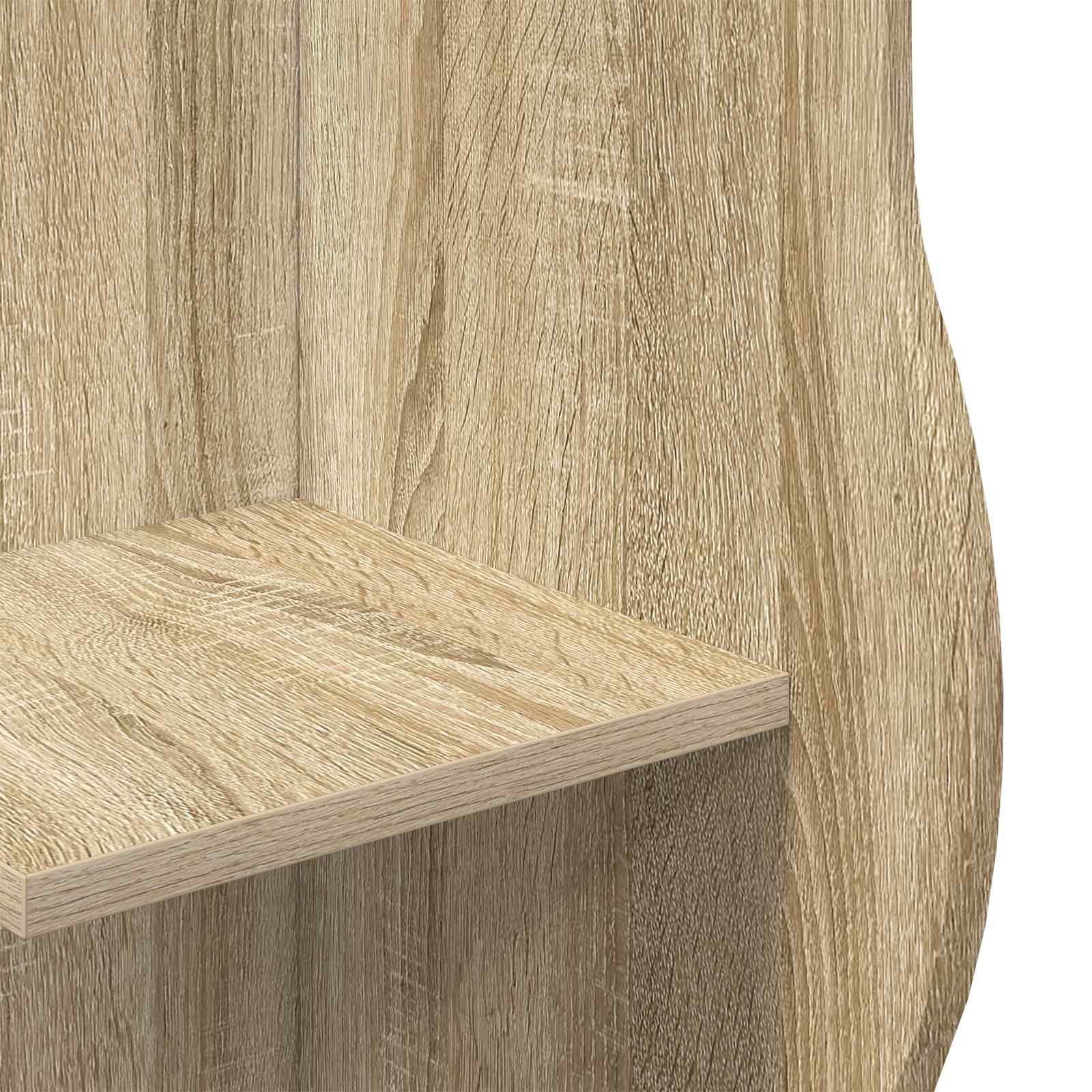 Eckregal mit Regal Sonoma-Eiche 34 x 33 x 102 cm Holzwerkstoff