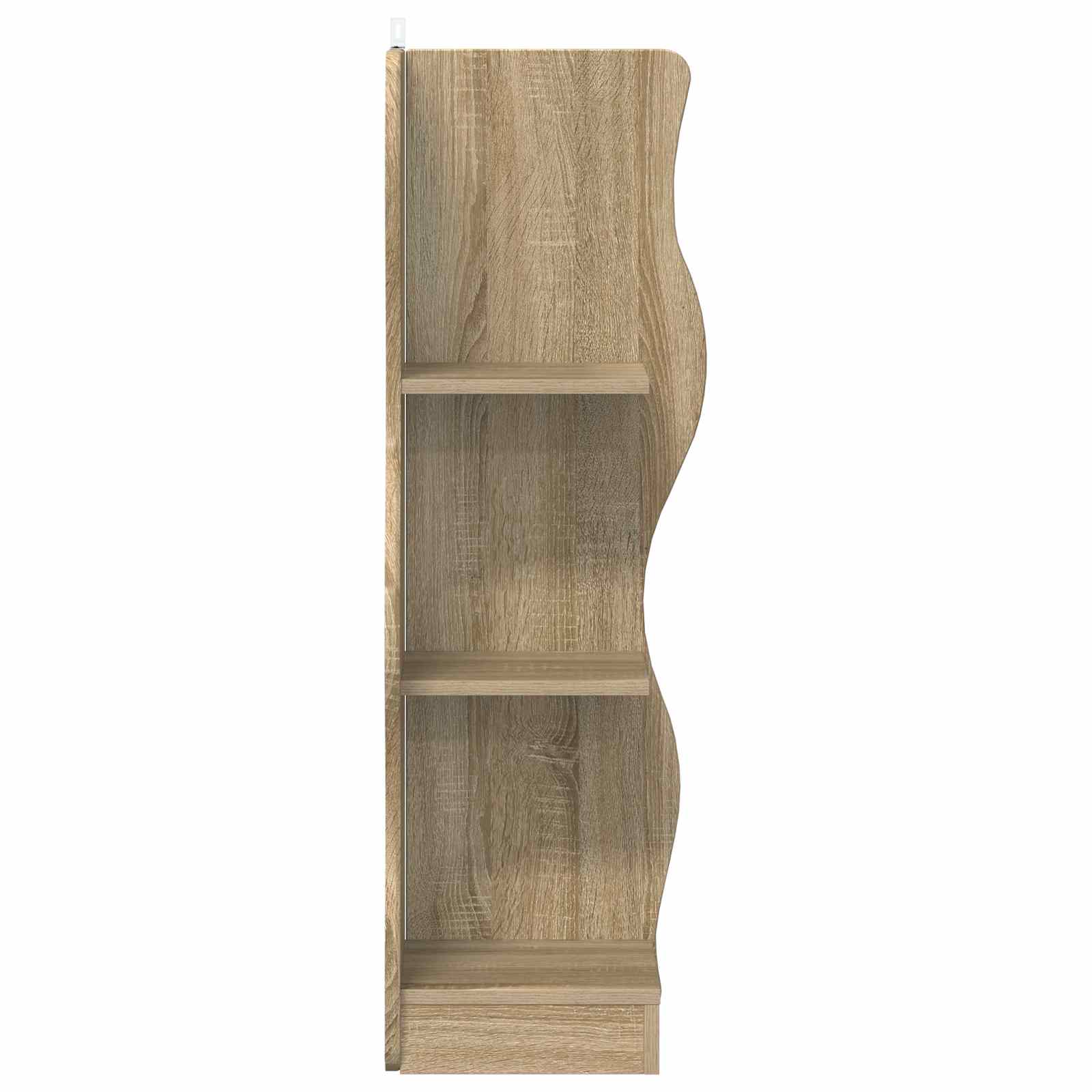 Eckregal mit Regal Sonoma-Eiche 34 x 33 x 102 cm Holzwerkstoff