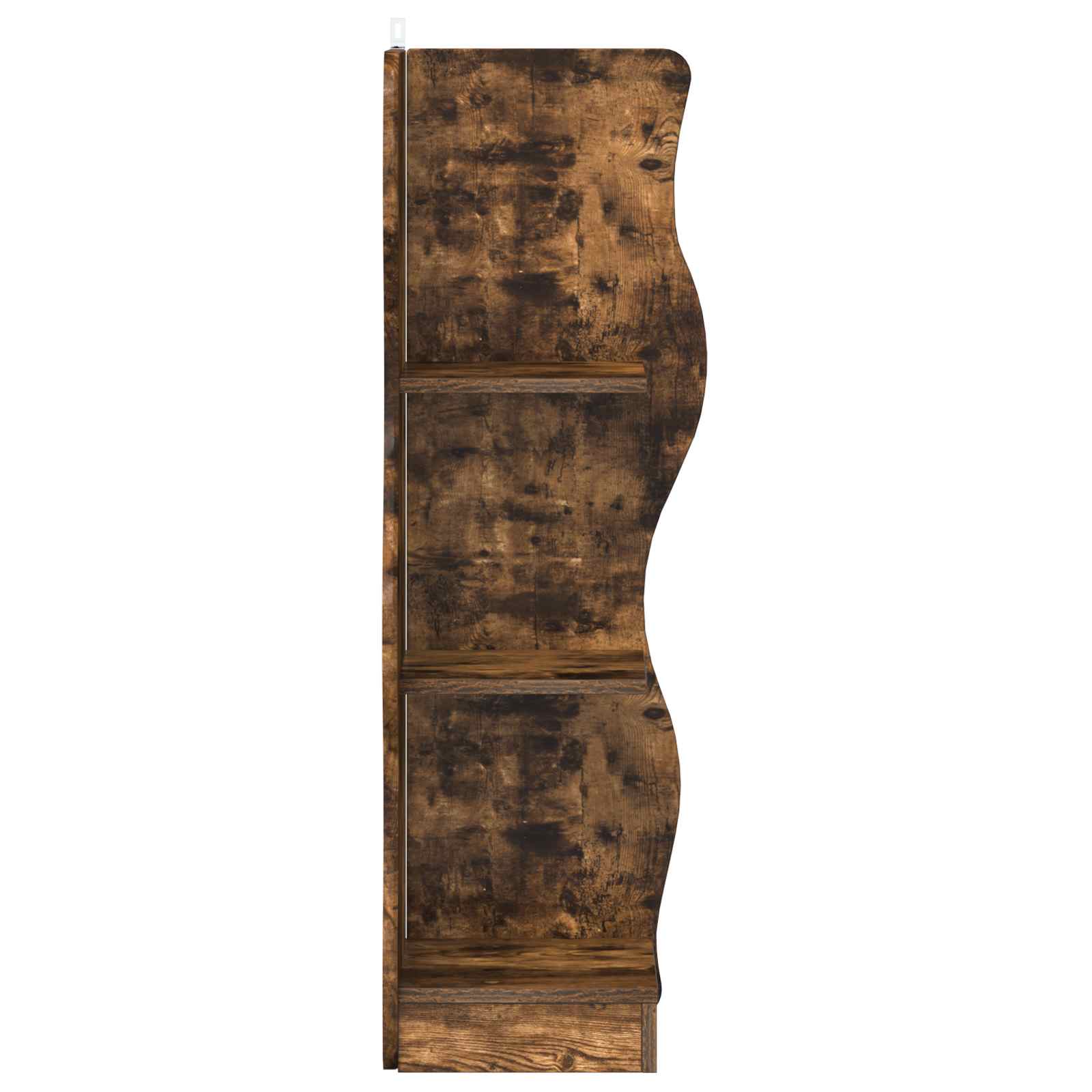 Eckregal Geräucherte Eiche 34 x 33 x 102 cm Holzwerkstoff