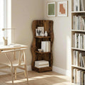Eckregal mit Regal Altholz 34 x 33 x 102 cm Holzwerkstoff