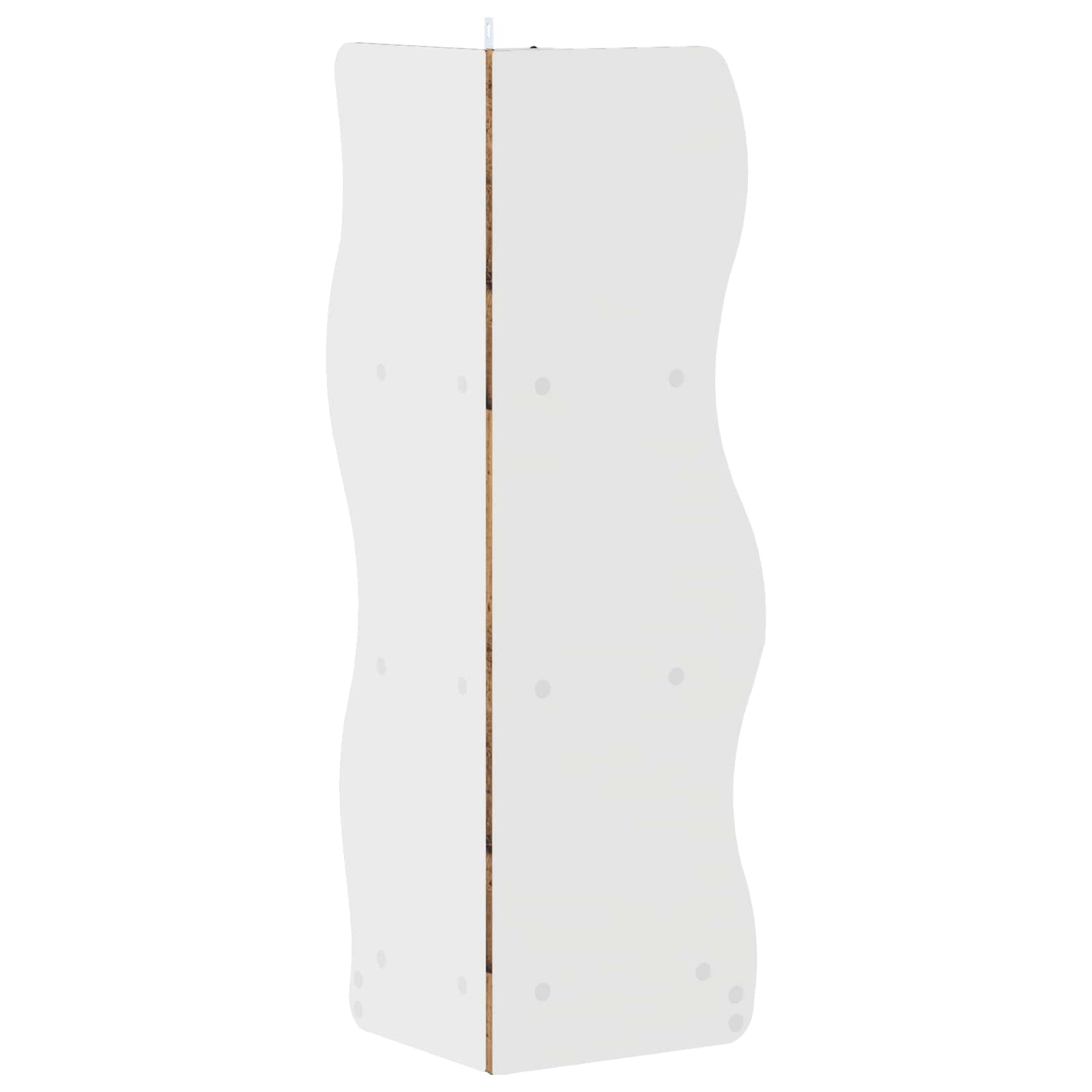 Eckregal mit Regal Altholz 34 x 33 x 102 cm Holzwerkstoff