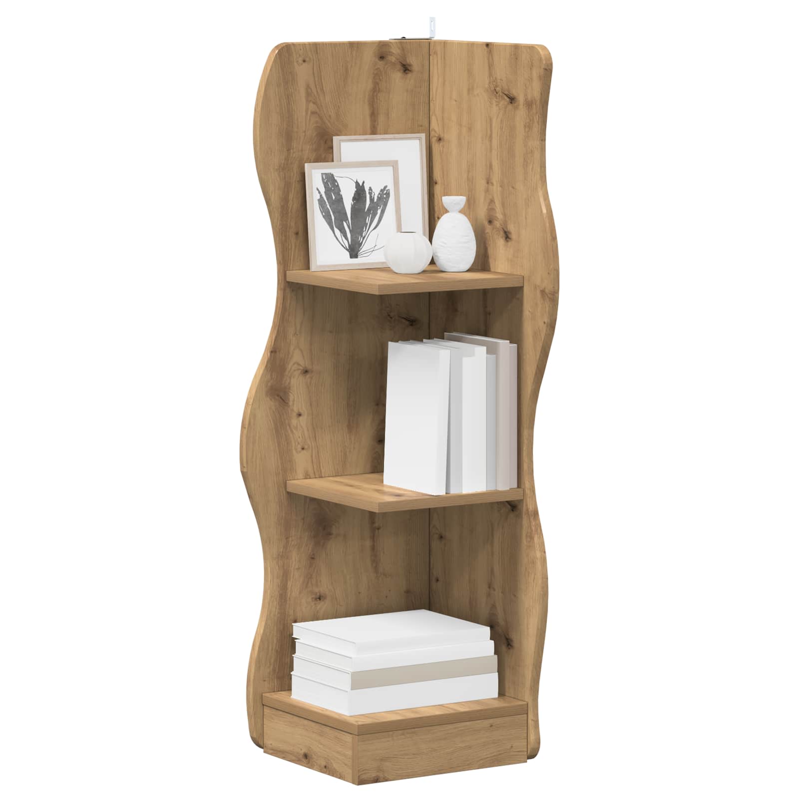Eckregal mit Regal Artisan-Eiche 34 x 33 x 102 cm Holzwerkstoff