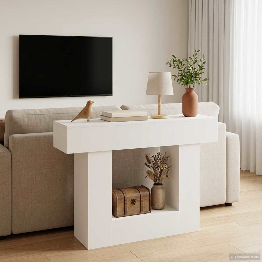 Weiß 101 x 30 x 74 cm